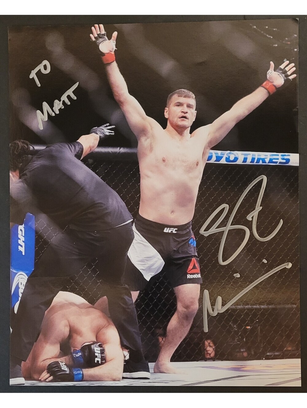 Stipe Miocic MMA UFC Autographed Signed 8"x10" Photo